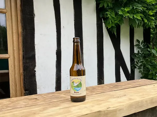 Bouteille de bière de la Brasserie de l'Oie
